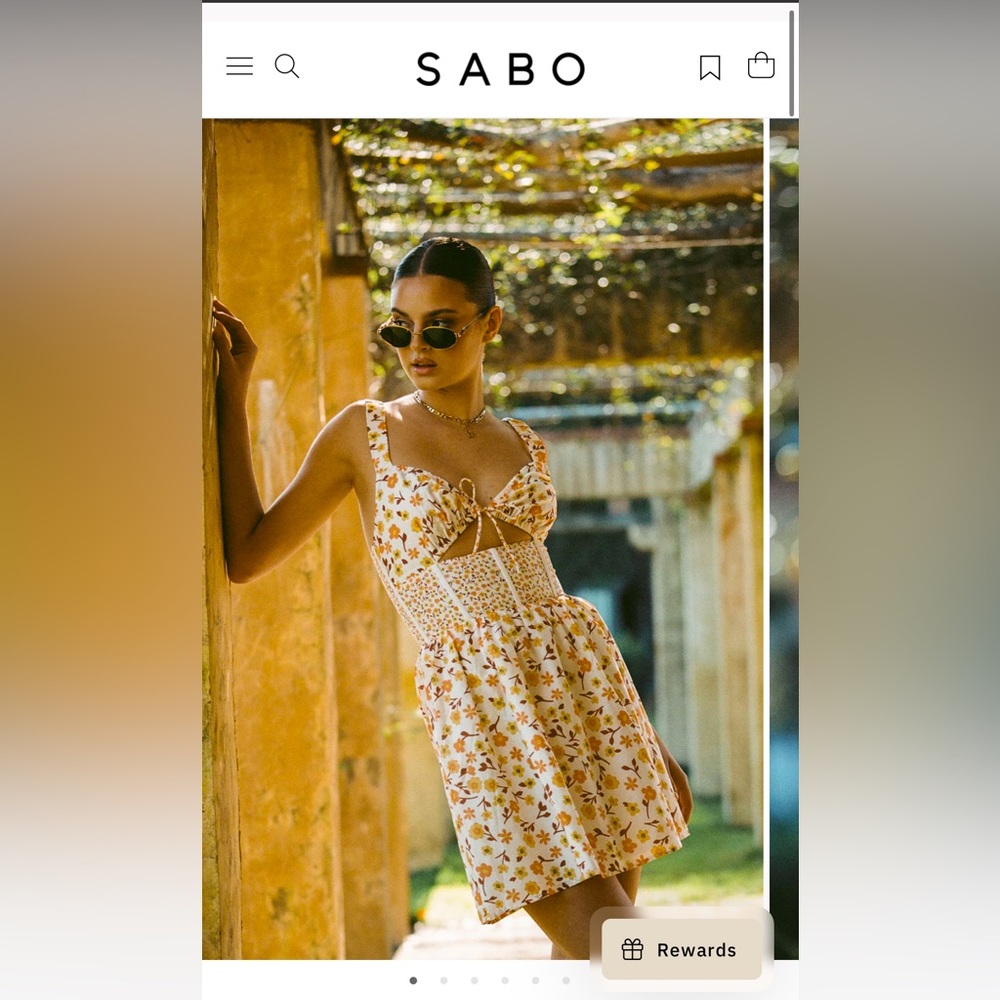 NWT Sabo Skirt Corset Dresss